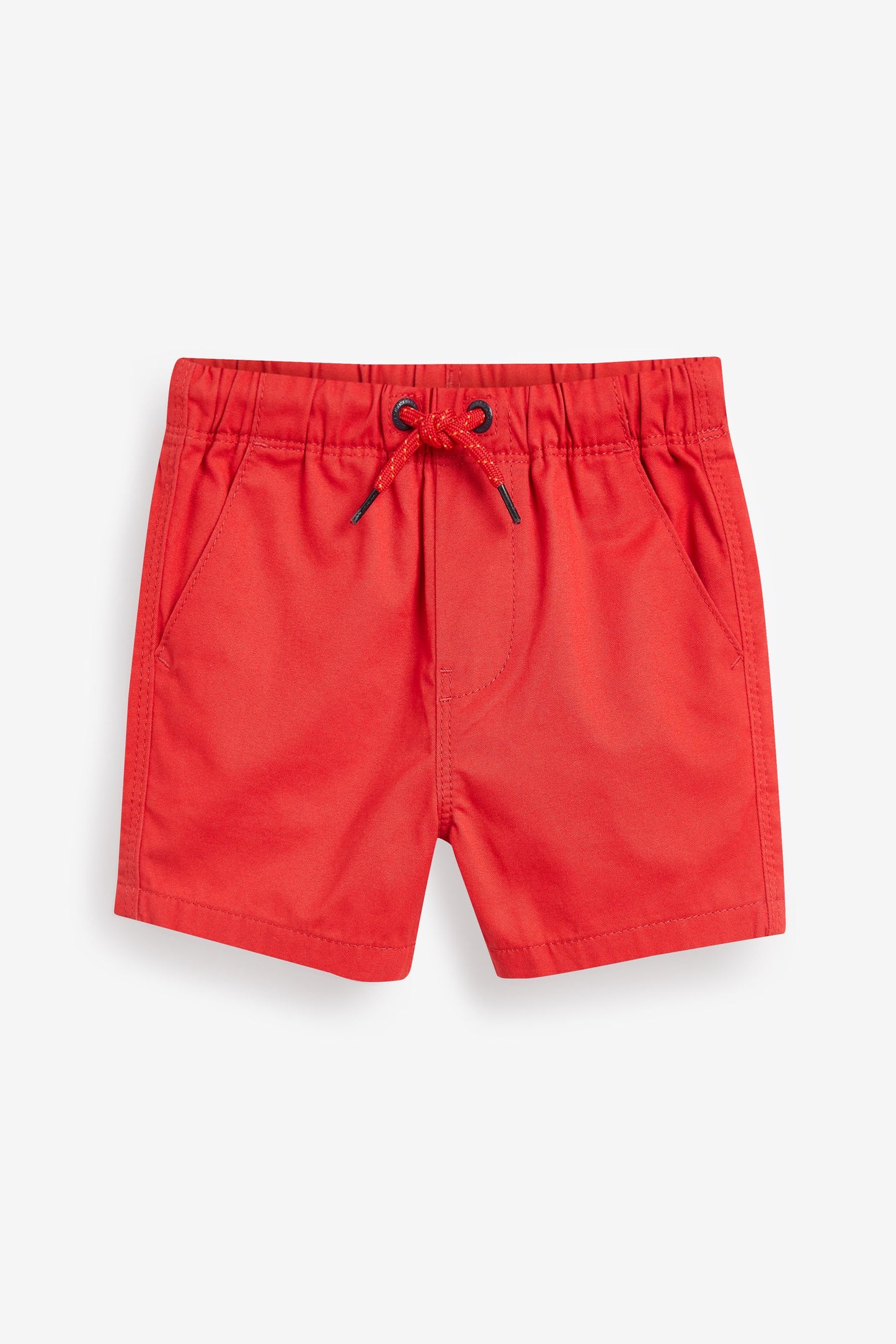 Red Pull On Shorts