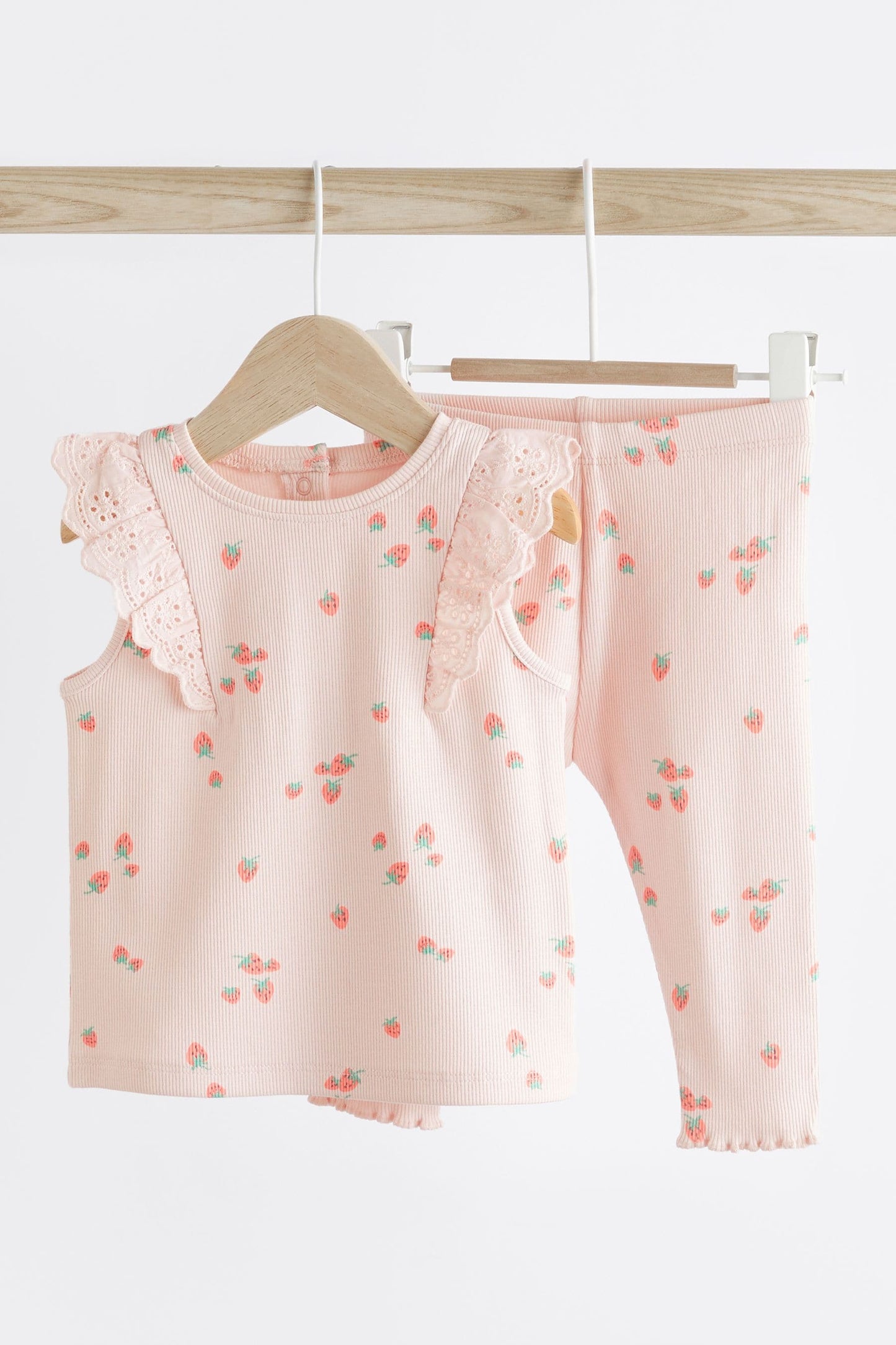 Baby Short Sleeve Top And Leggings Set