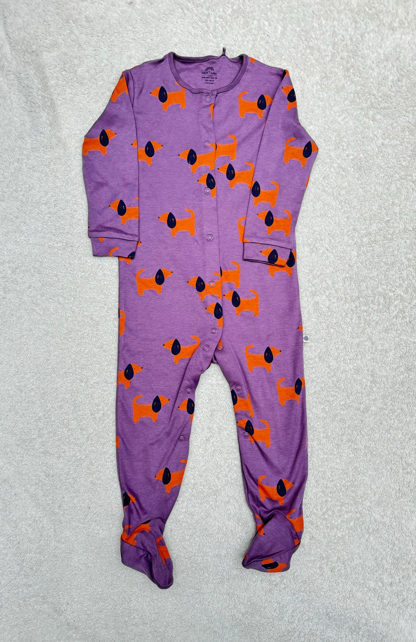 Sleepsuit - Full sleeves Purple