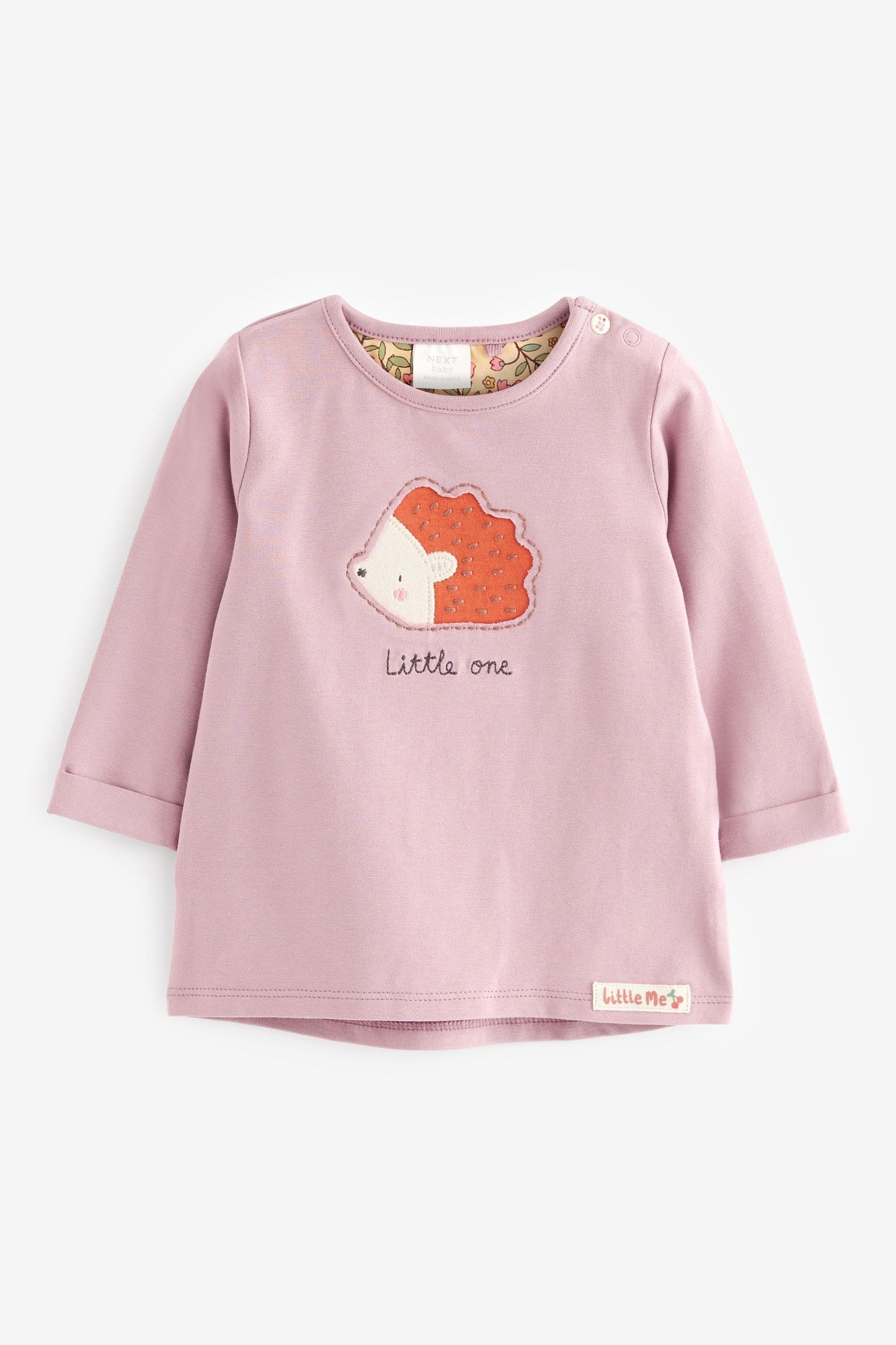 Purple long sleeves top