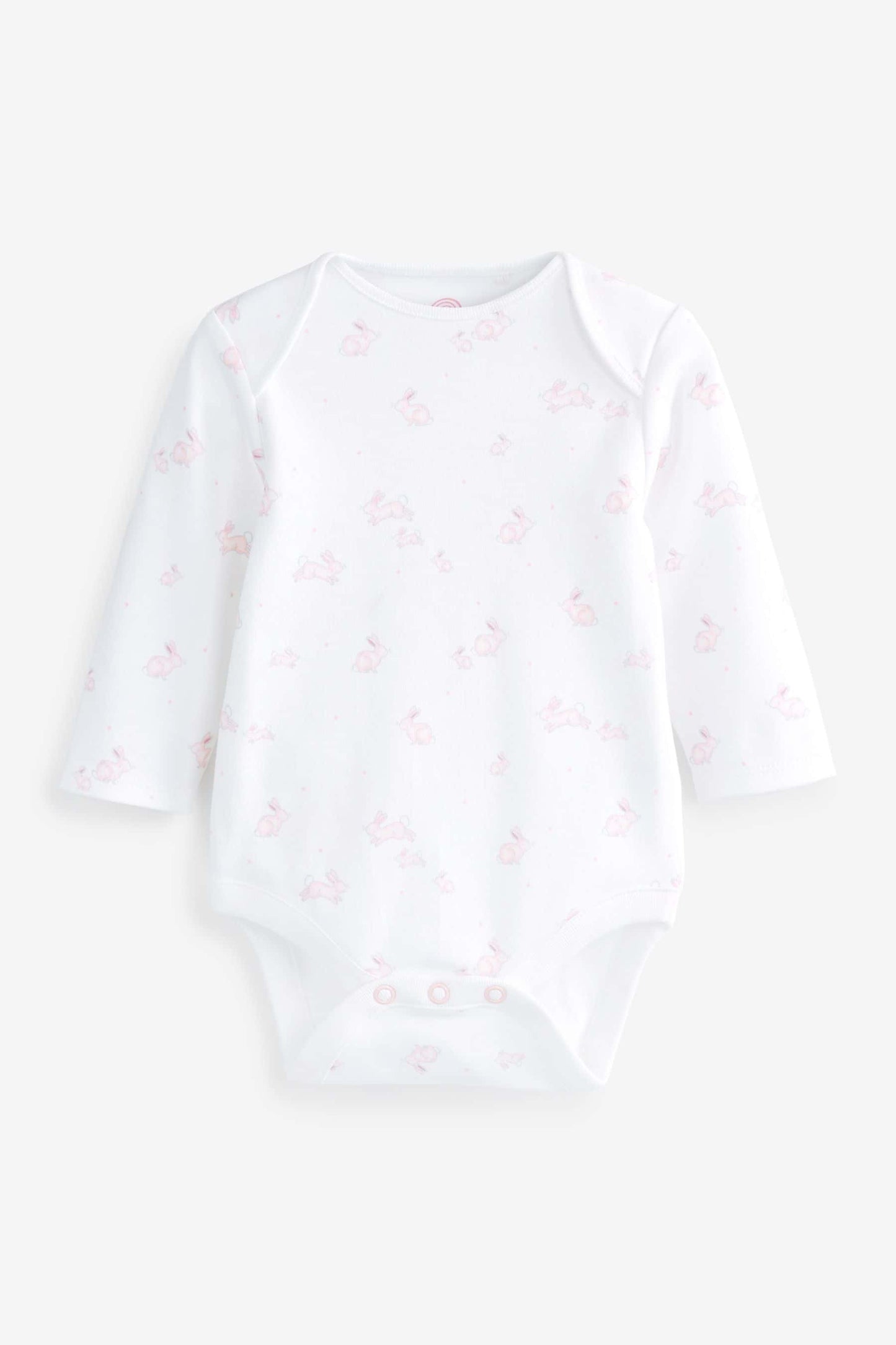 White Bunny Baby Long Sleeve Bodysuit