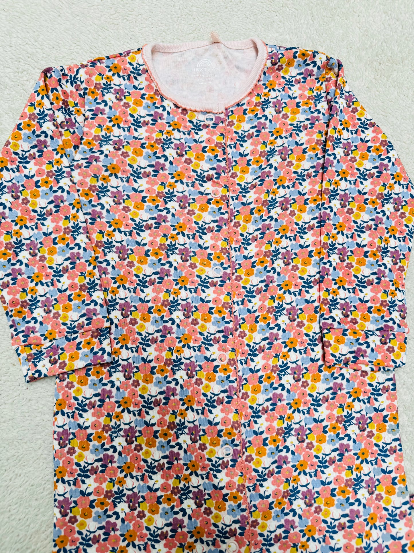 Sleepsuit - Multi colour flowers