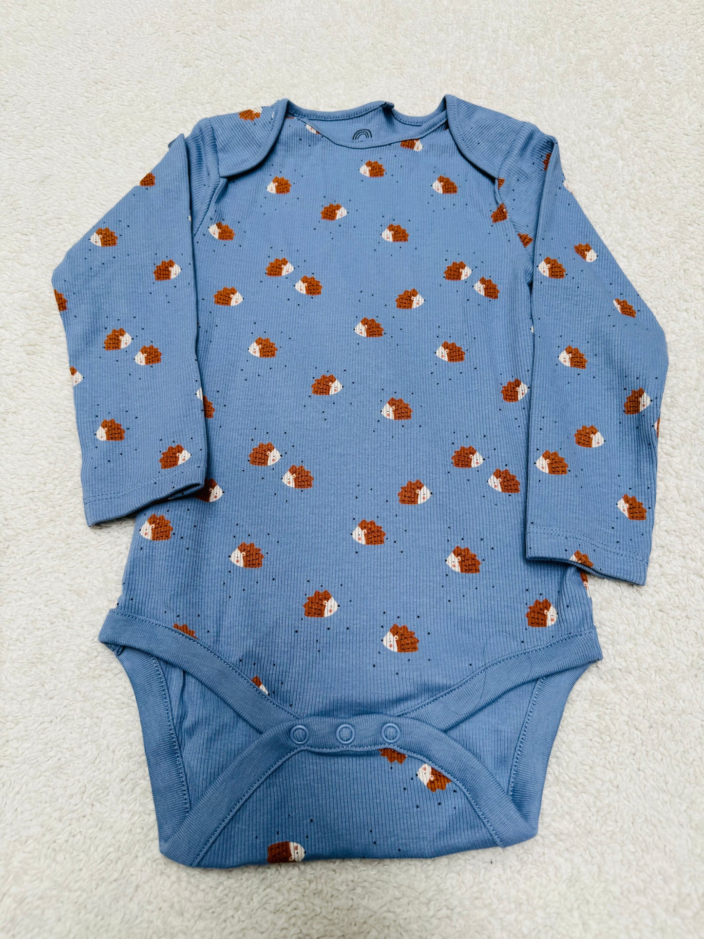 Long sleeves bodysuit blue