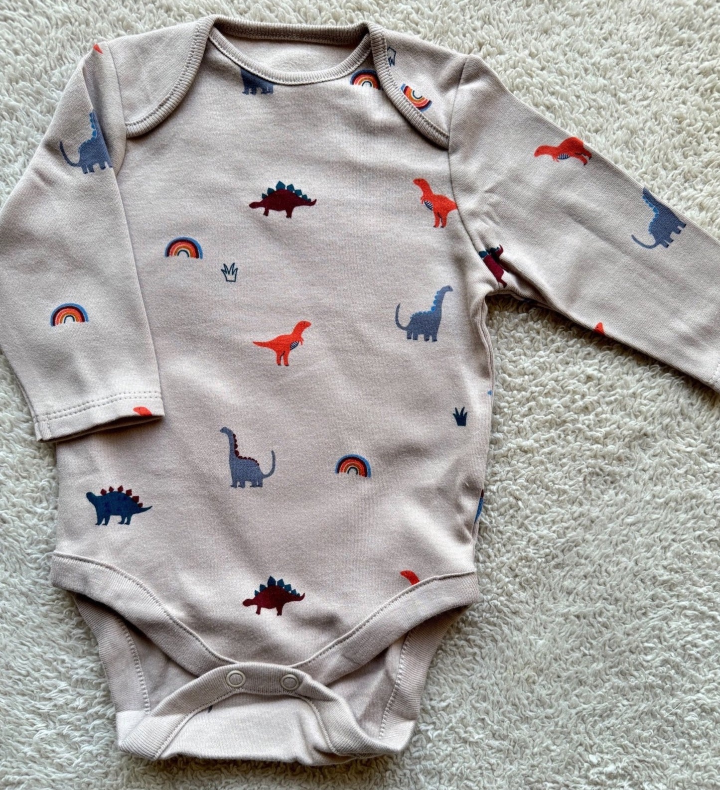 Bodysuit - Multi dino on grey