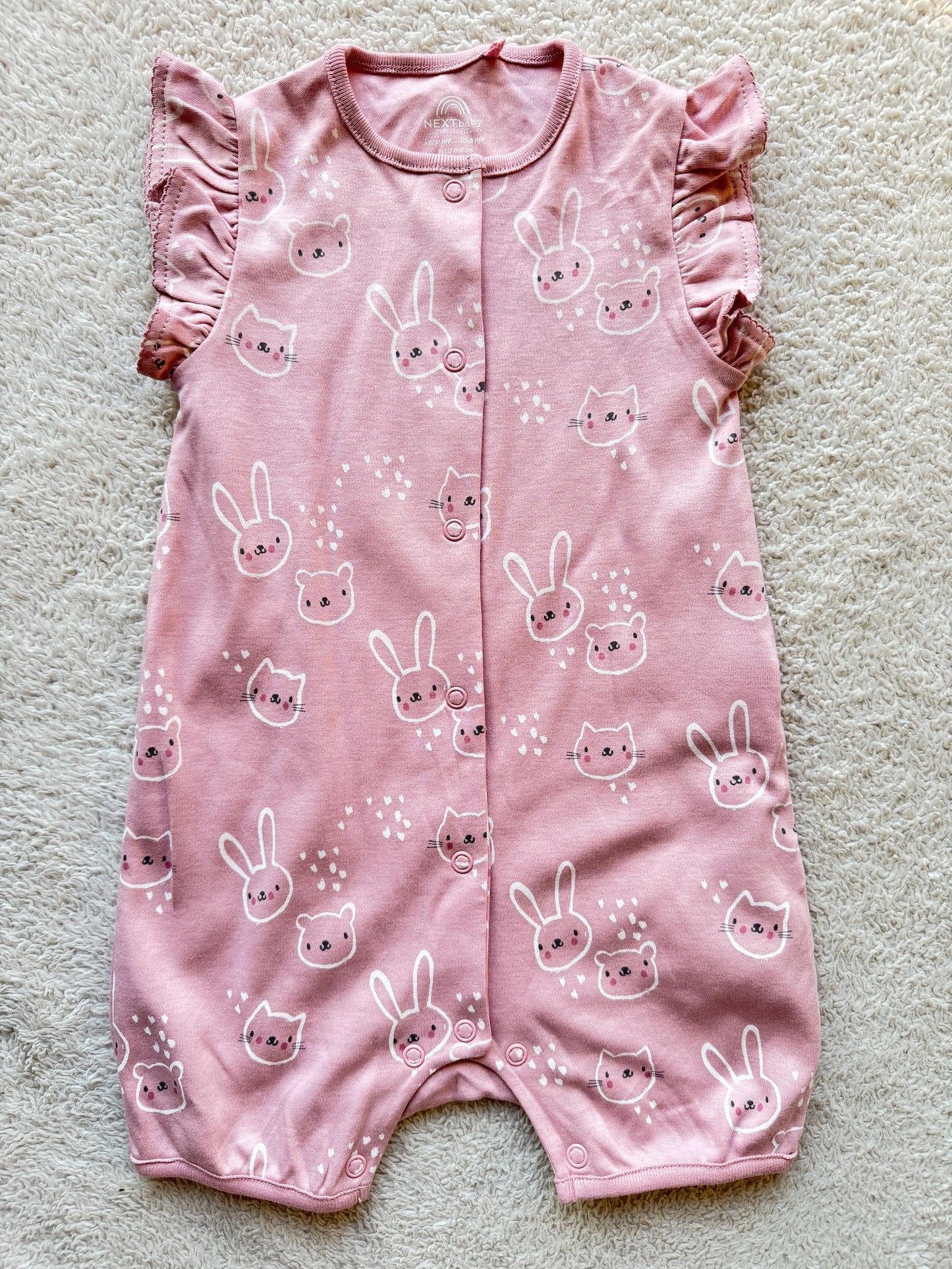 Bodysuit - Teddy bears on pink