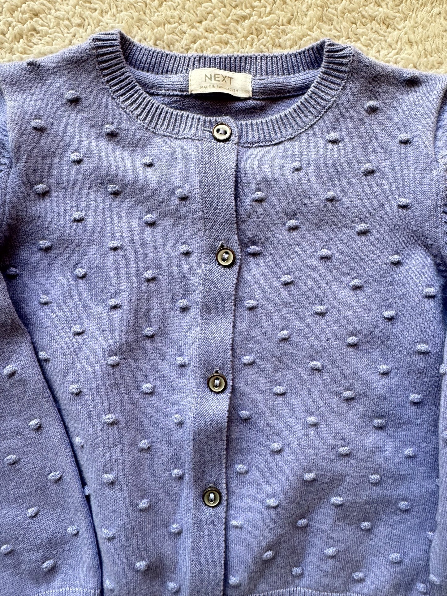 Sweater - Buttoned lilac