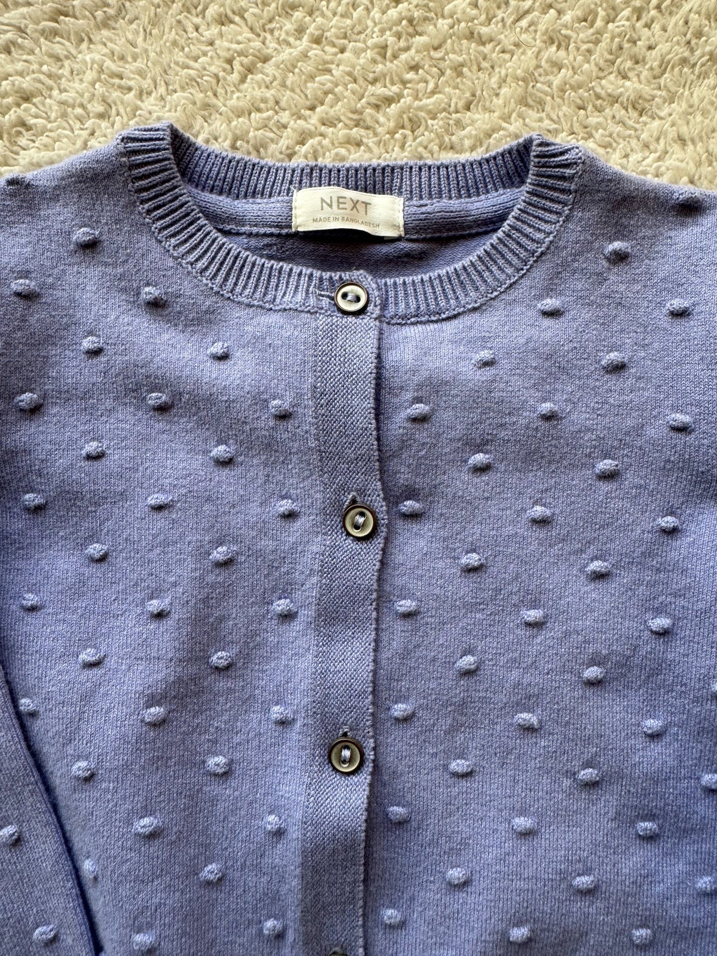 Sweater - Buttoned lilac