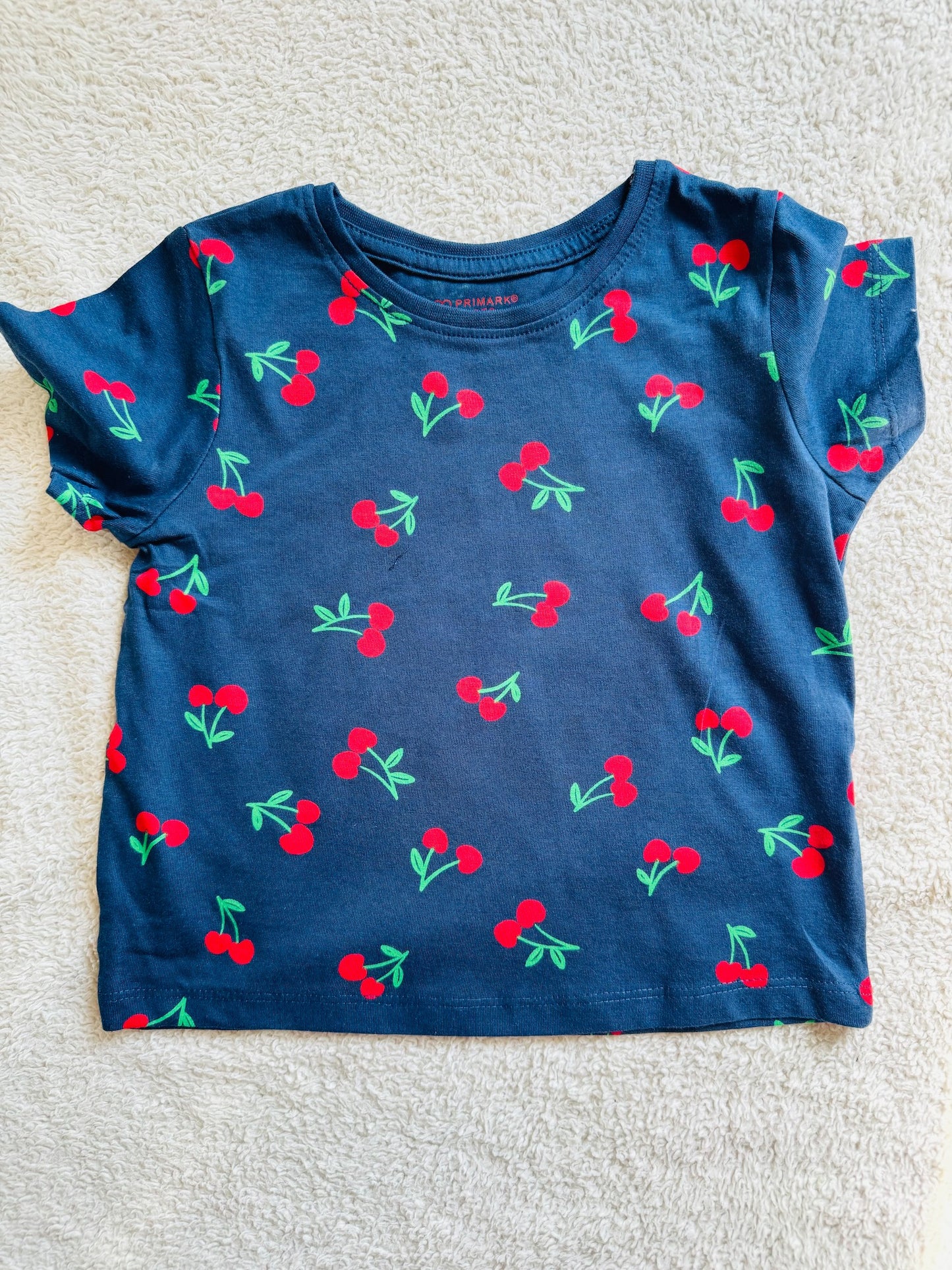 Round neck half sleeves tshirt Navy Blue