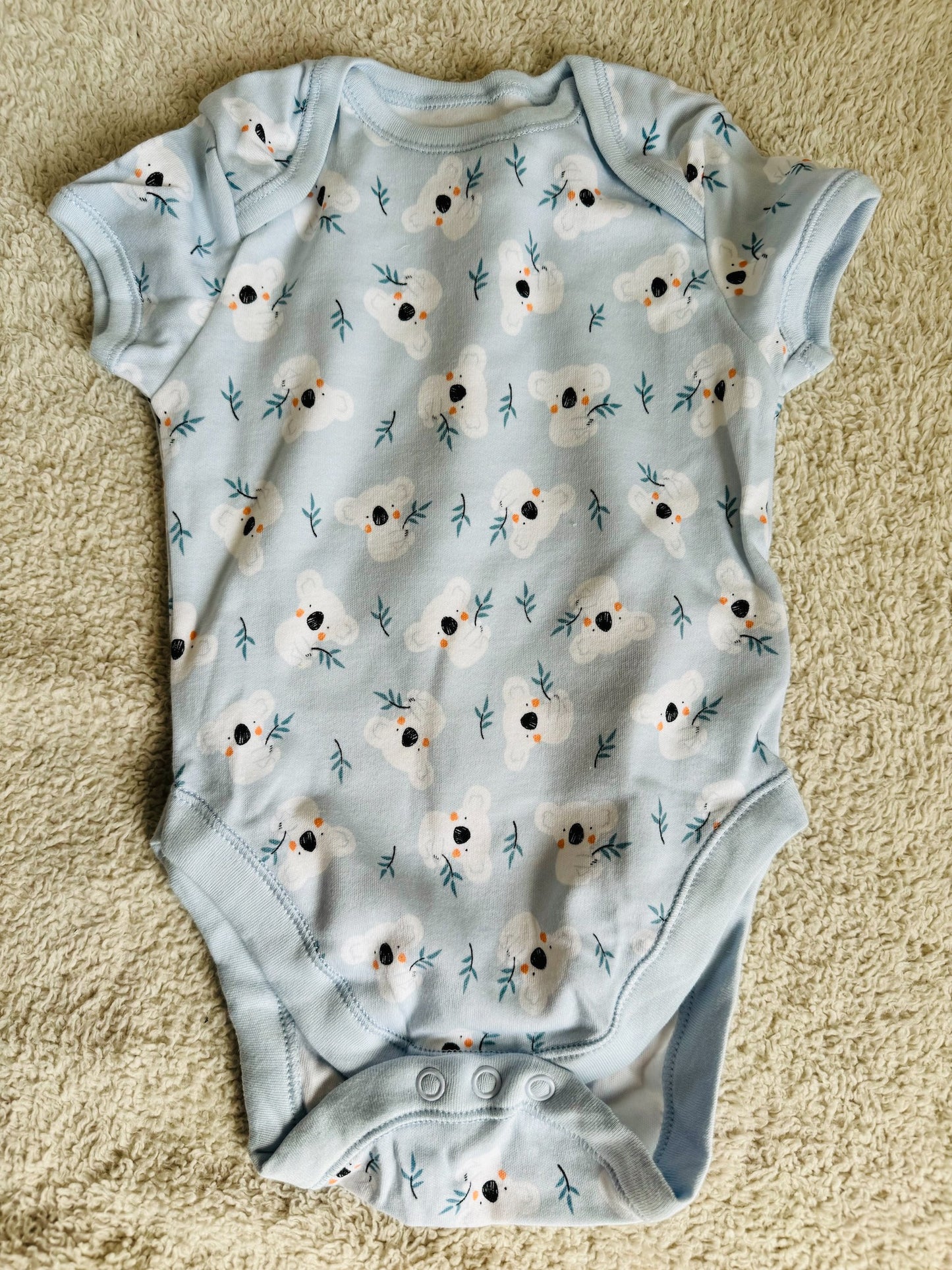 Half sleeves bodysuit - Koalas blue