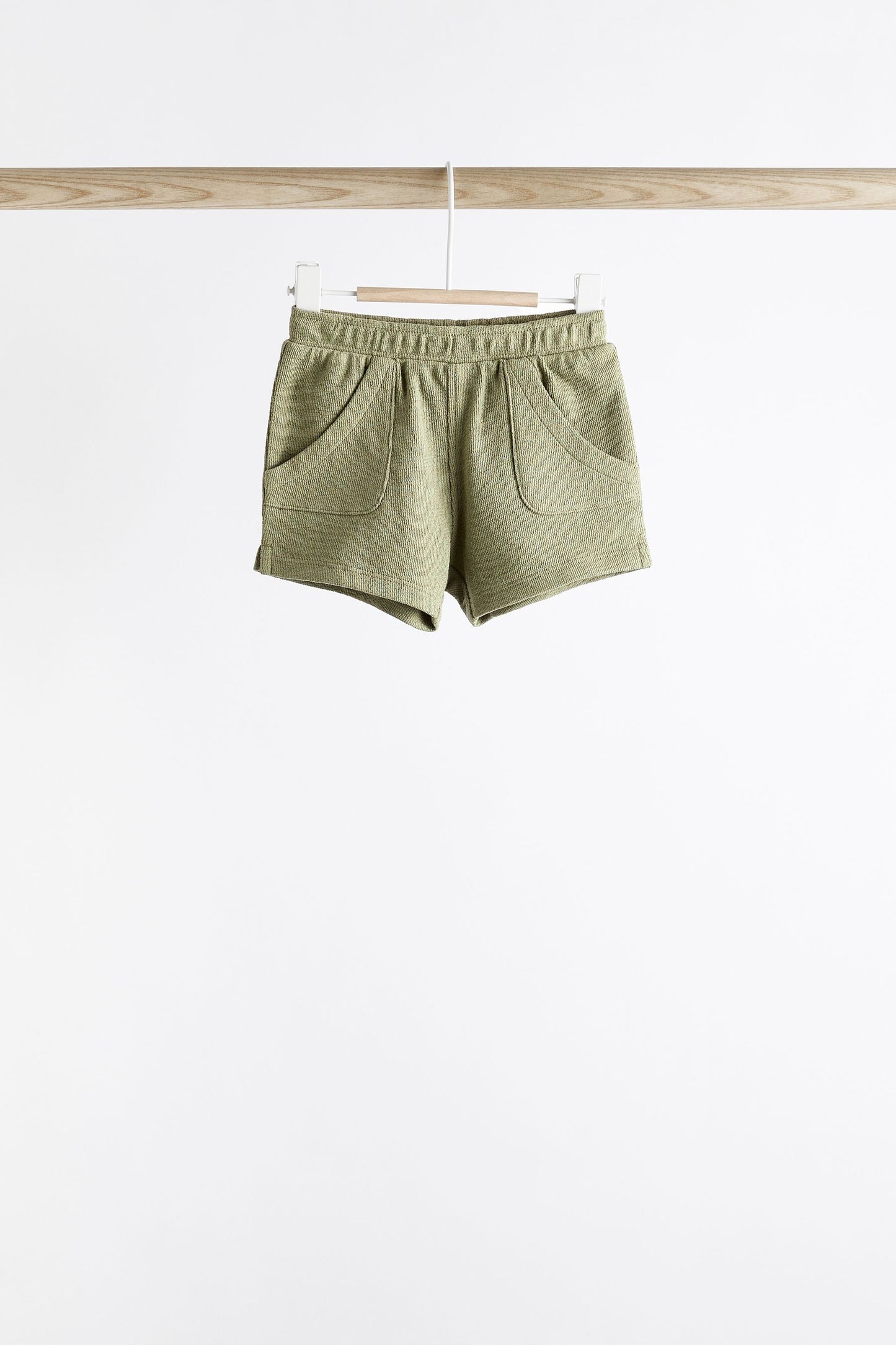 Baby Olive/Beige T-Shirt and Shorts Set
