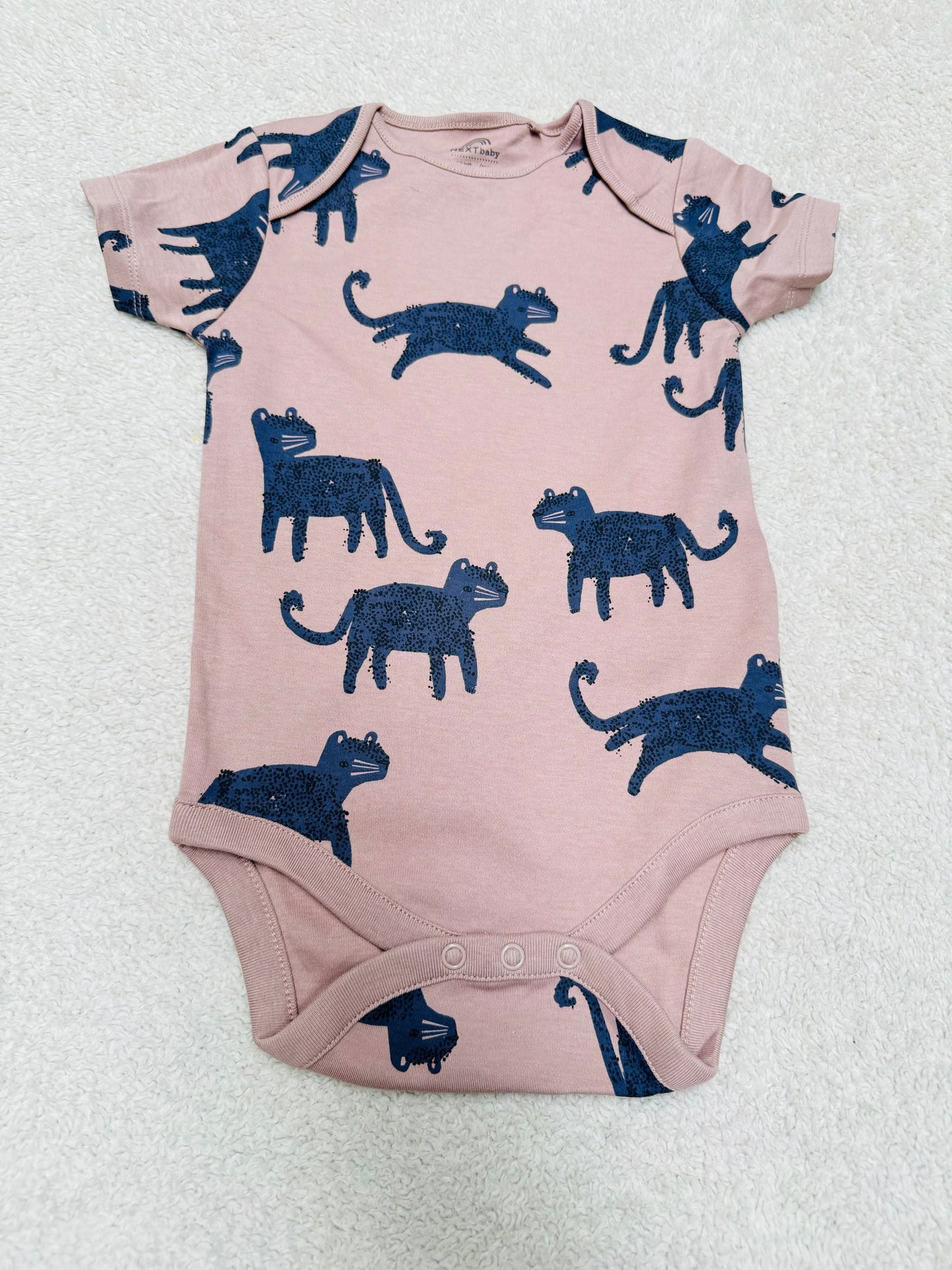 Romper - Short sleeves brown animals