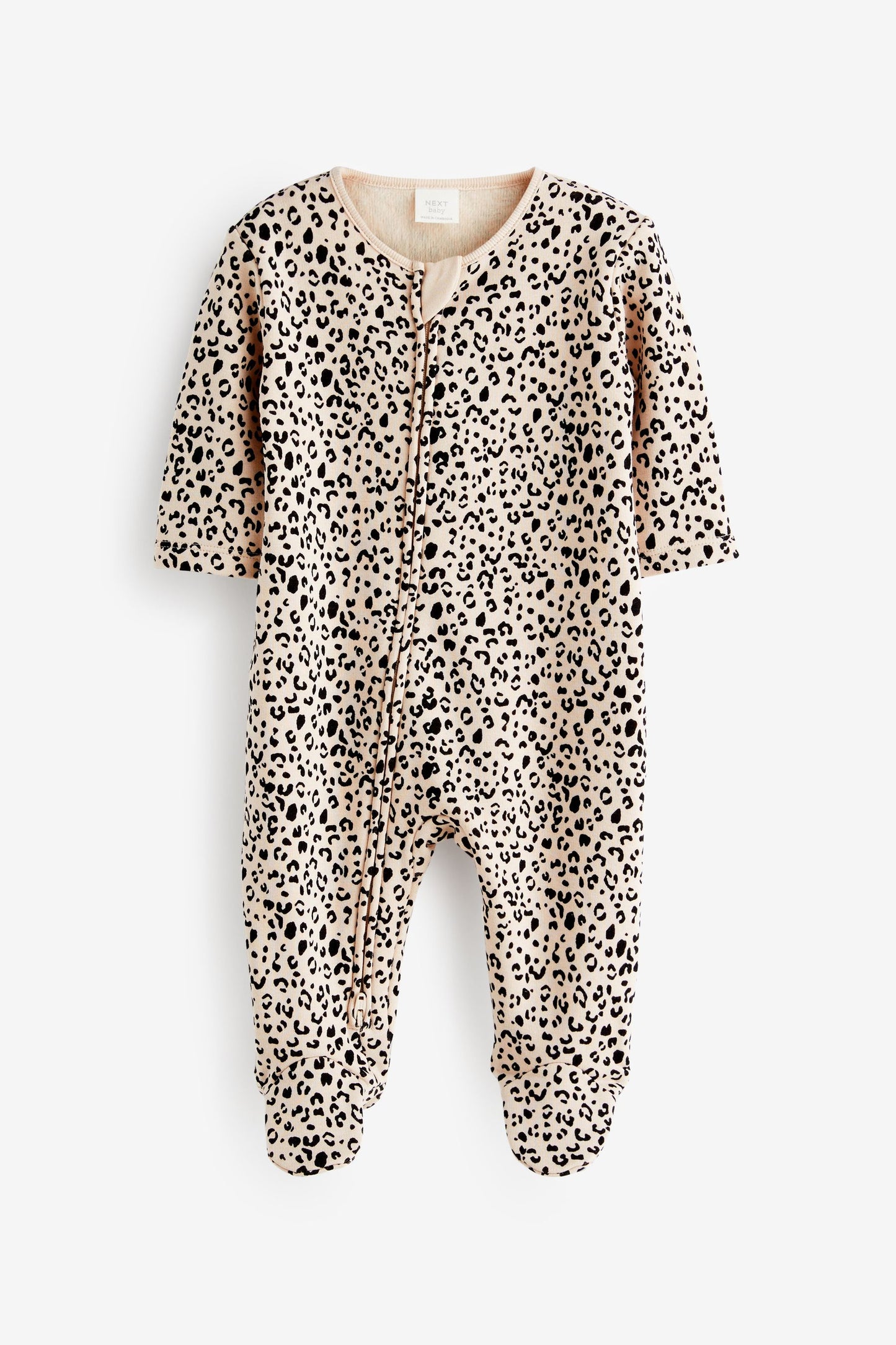 Fleece Lined Baby Sleepsuit