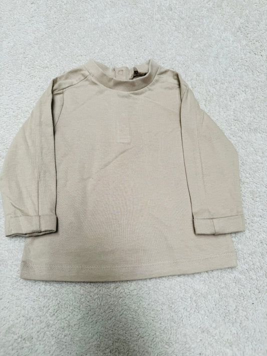 Plain Off White Roundneck Jersey Tshirt