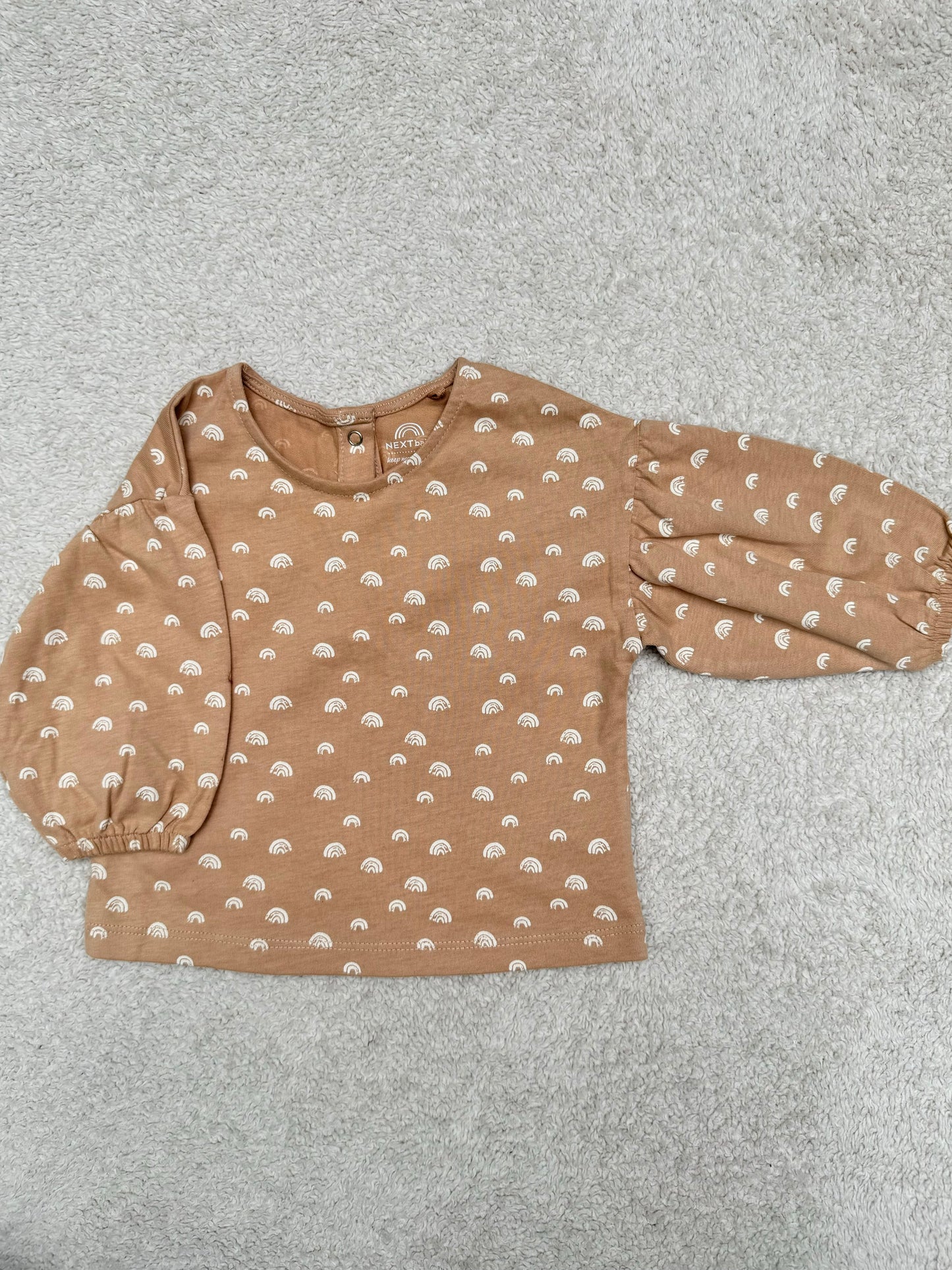 Long Sleeves Top For Girls - Pale