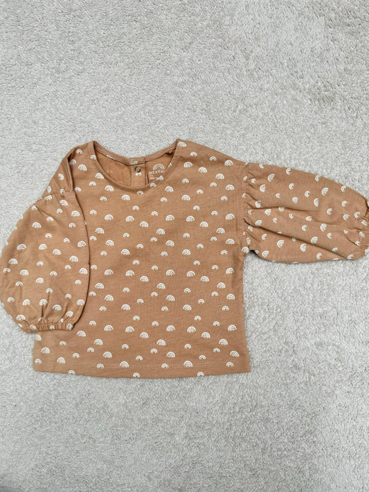 Long Sleeves Top For Girls - Pale