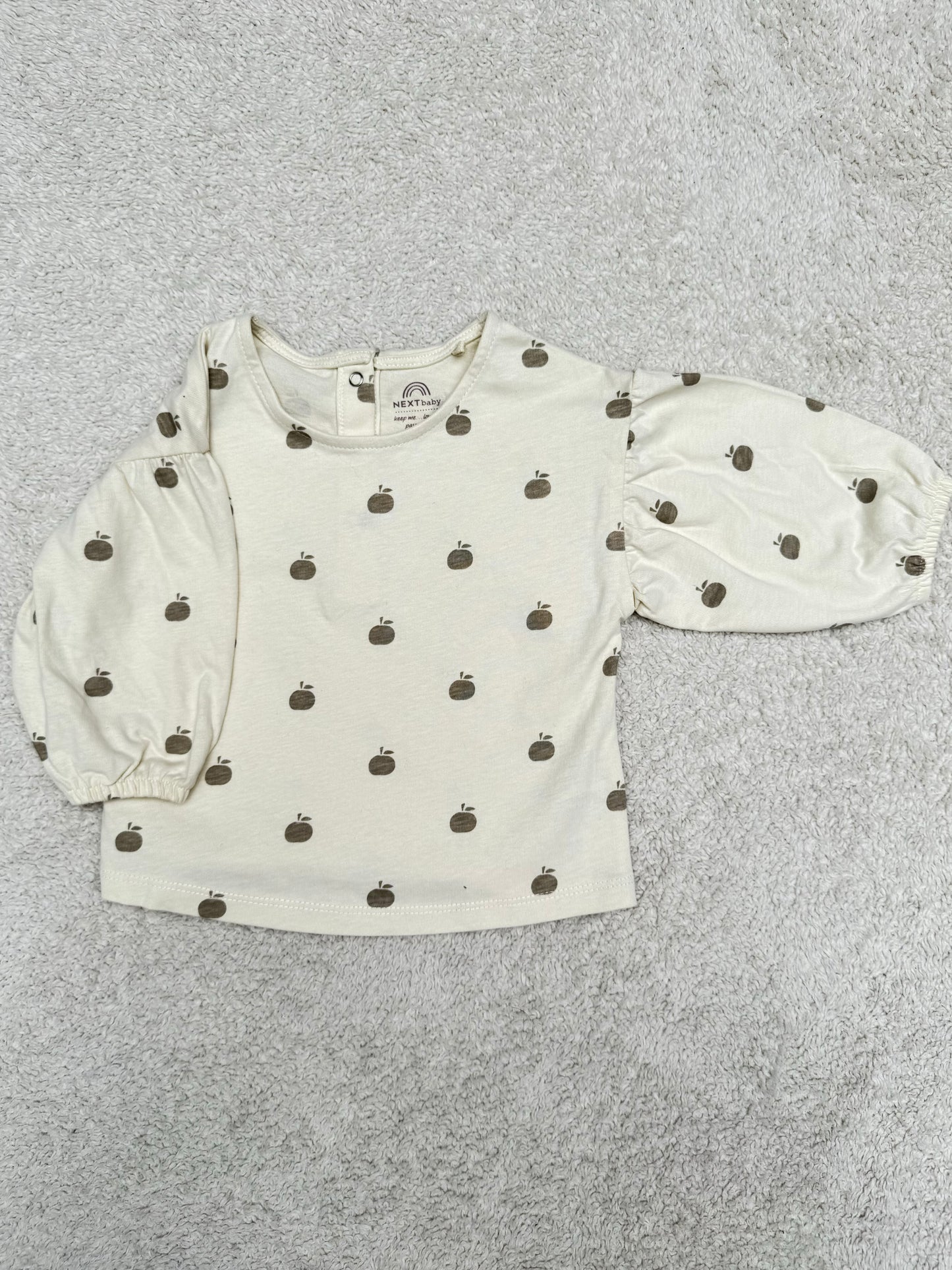 Long Sleeves Top For Girls - Off white