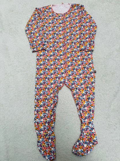 Sleepsuit - Multi colour flowers