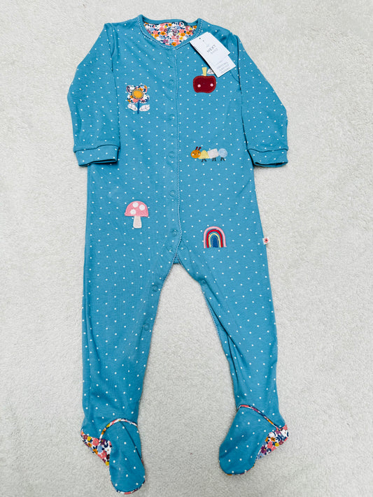 Sleepsuit - Teal blue