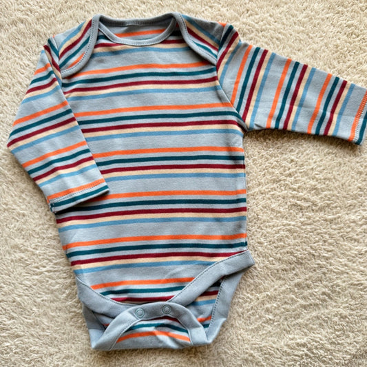 Bodysuit - Stripes on gray
