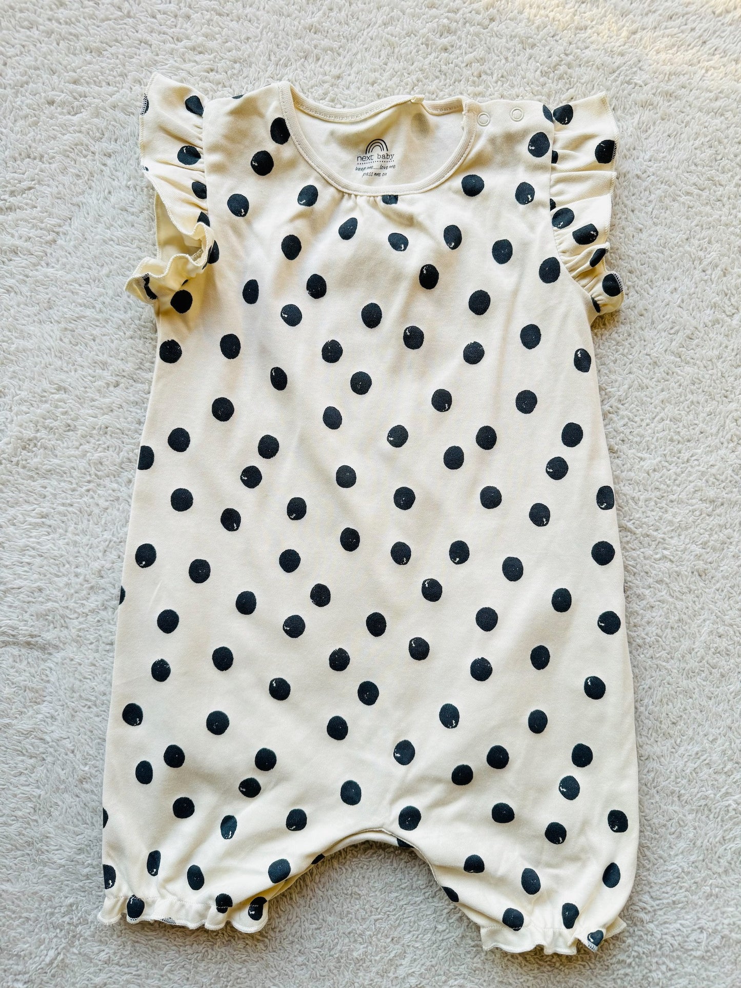 Bodysuit - Black dots on white