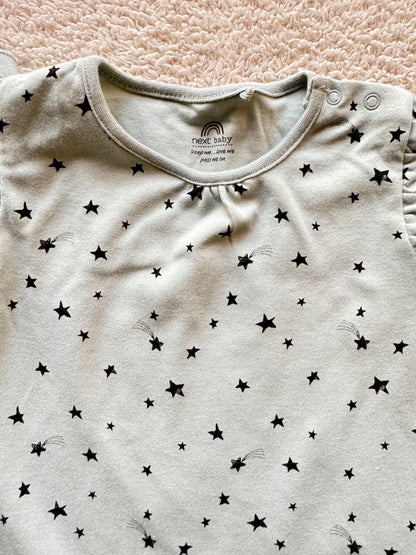 Bodysuit - Stars on green