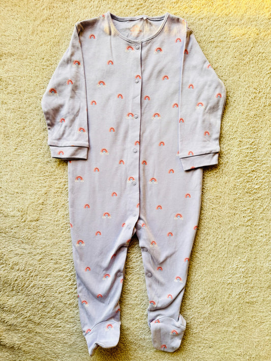 Bodysuit - Rainbows on lilac