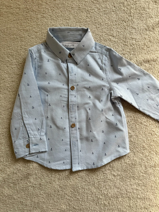 Full sleeves shirt light blue