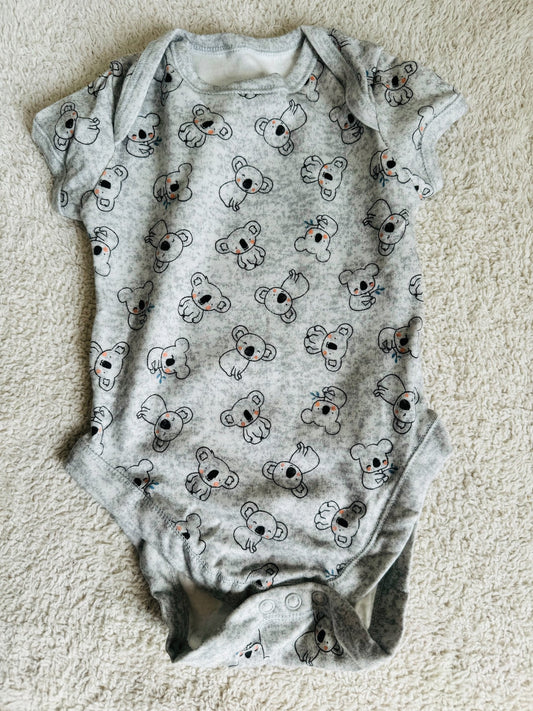 Half sleeves bodysuit - Koalas grey