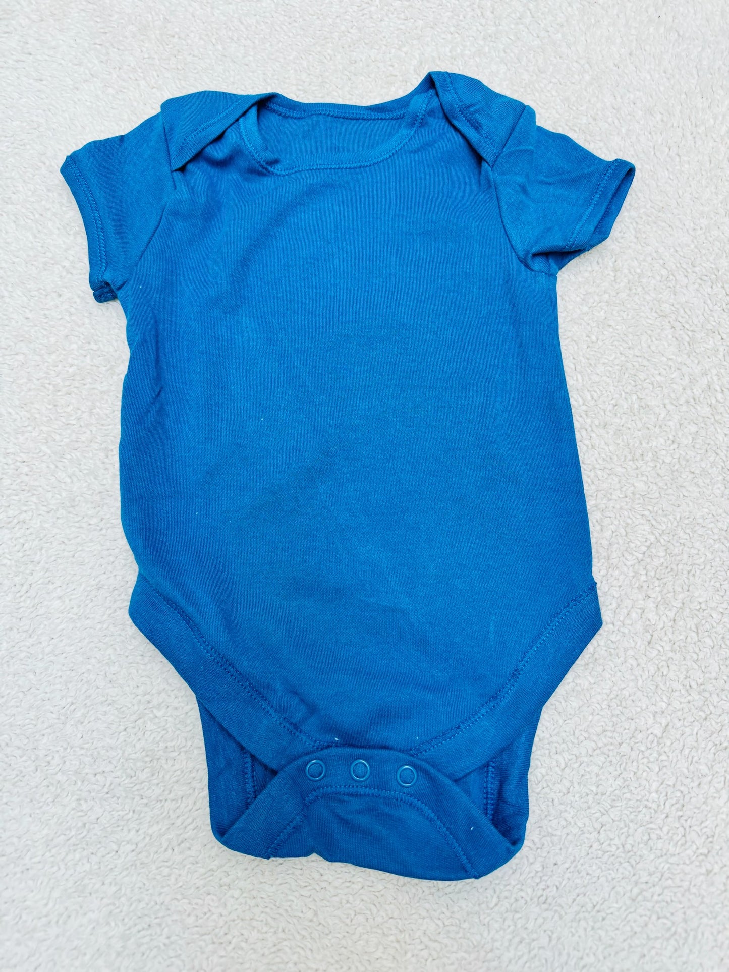 Half sleeves bodysuit - Plain blue