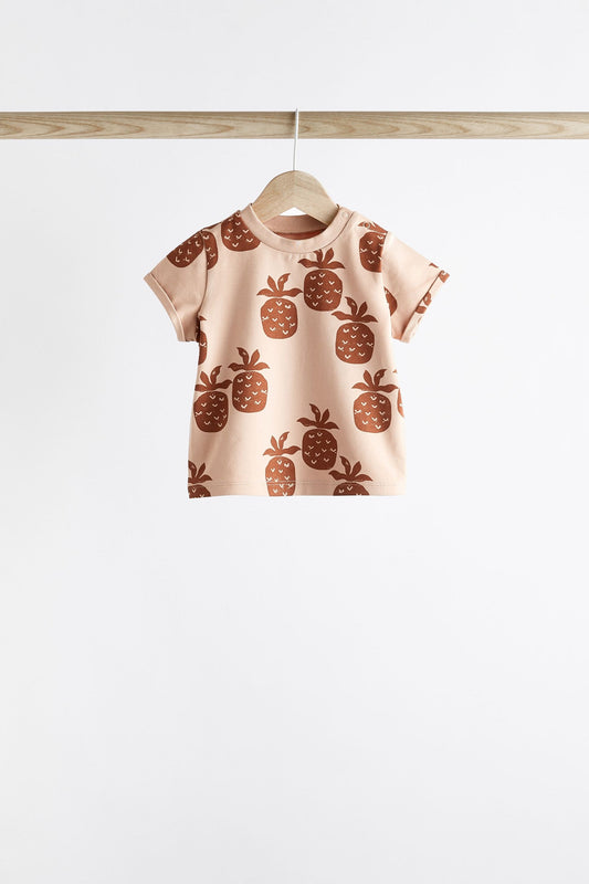 Baby Orange/Beige T-Shirt
