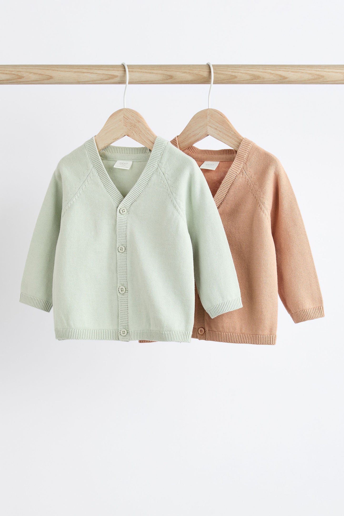 Rust Brown Baby 100% Cotton Knitted Cardigan